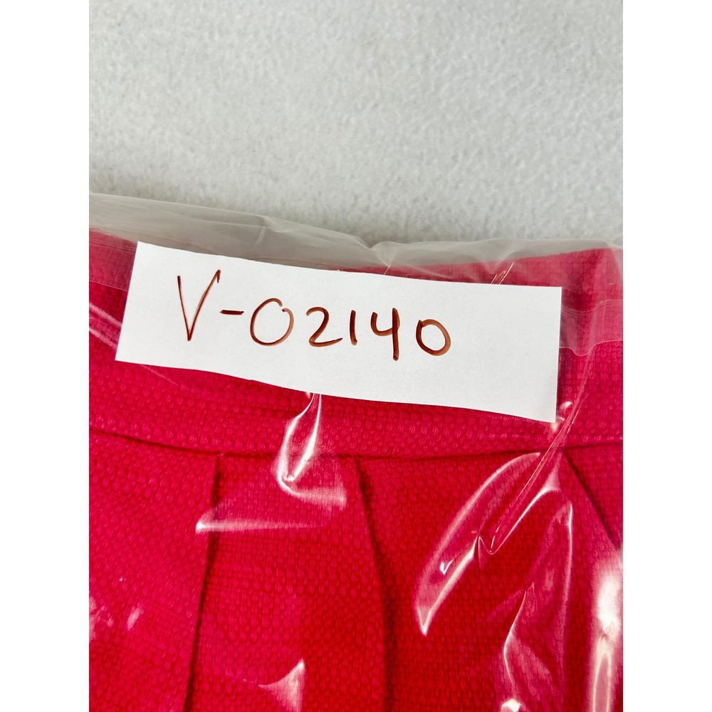 Banana Republic Pencil Skirt Women 0 Red Career Coastal CorpGore FREE SHIPPING - Picture 8 of 8